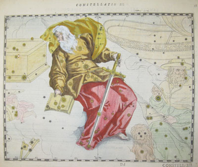 (CELESTIAL). SCHILLER, Julius [d. 1627]. Constellatio XI [Saint Paul the Apostle (Perseus)]. [Augsburg: 1621].